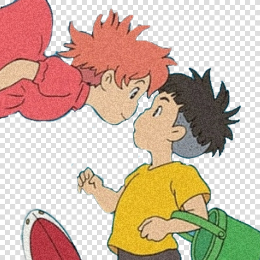  ponyo  aesthetic  sosuke  sosukeandponyo  miyasaki   Ponyo Stickers  HD Png DownloadTransparent PNG