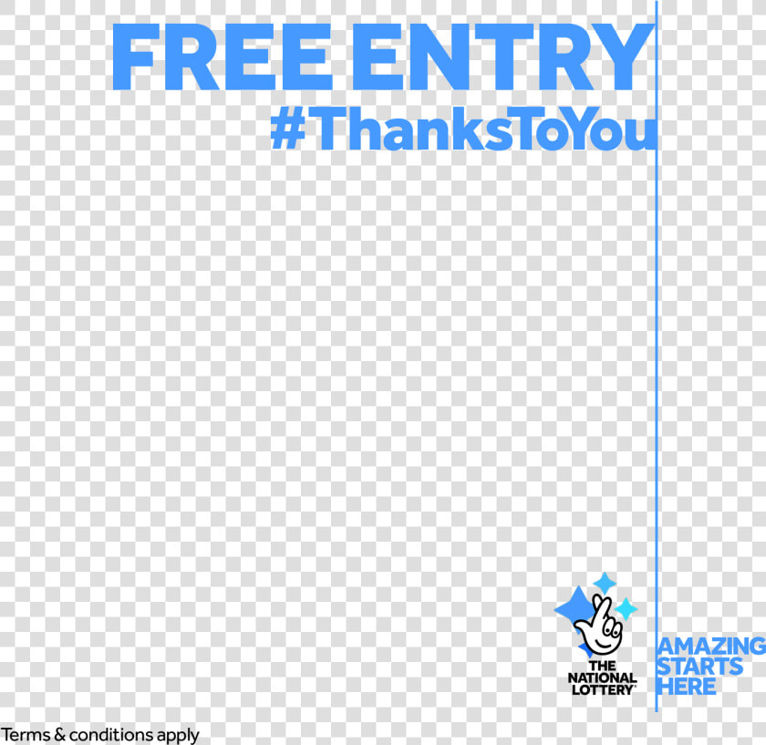 Free Entry Empty Bluetext   National Lottery  HD Png DownloadTransparent PNG