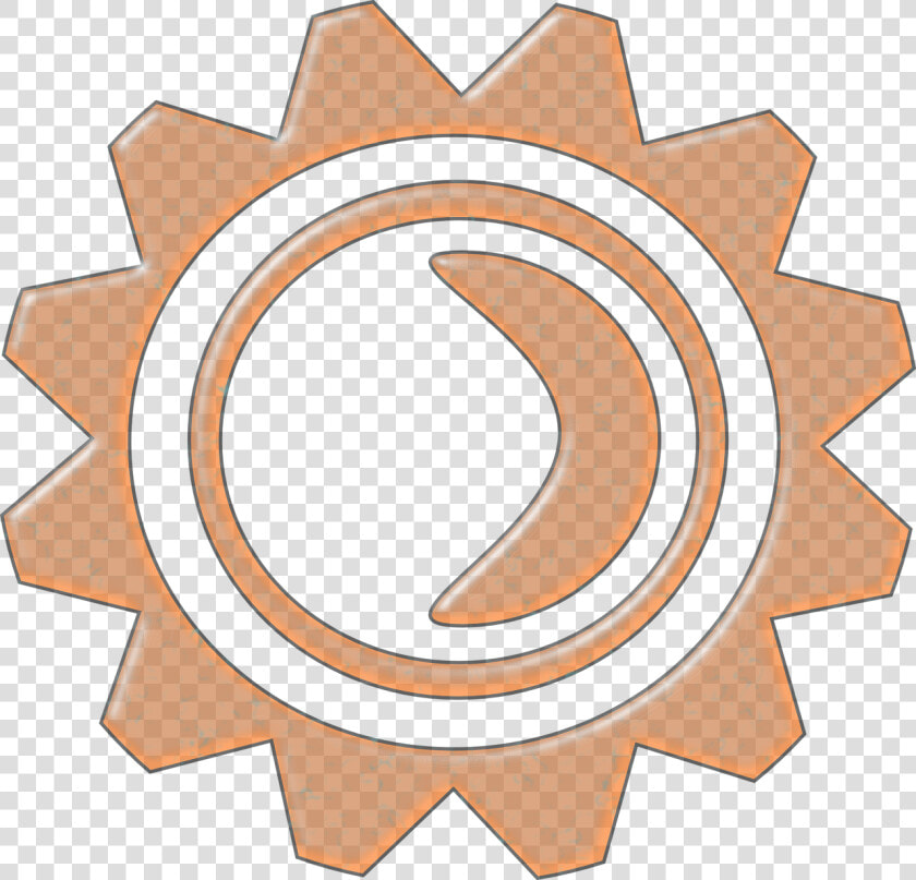 Wheel Machine Gears Cog Png Image   Orange  Transparent PngTransparent PNG