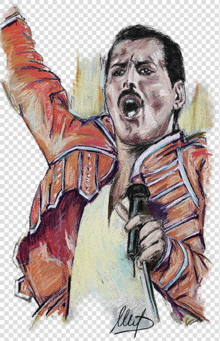 Kreslený Freddie Mercury  HD Png DownloadTransparent PNG