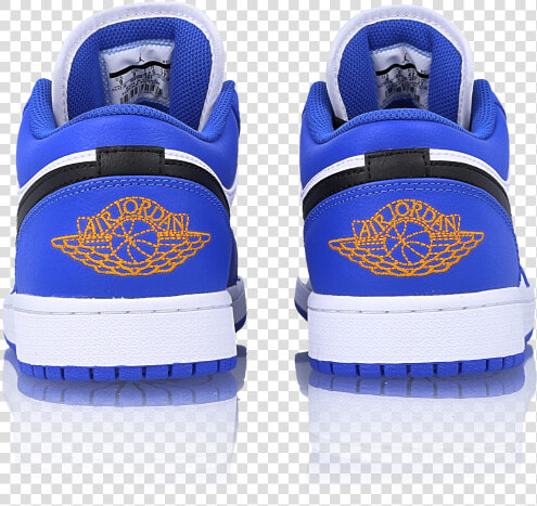 Air Jordan 1 Low Hyper Royal Orange Peel 553558 401   Sneakers  HD Png DownloadTransparent PNG