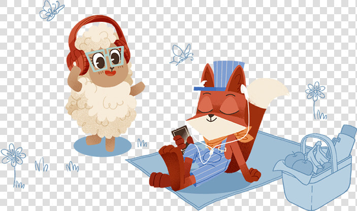 Fox  amp  Sheep Audio High Quality Audio Productions For   Cartoon  HD Png DownloadTransparent PNG