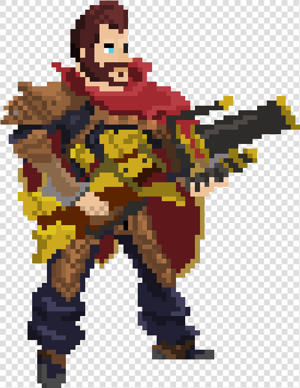 Graves Pixel Art   Pixel Graves League Of Legends  HD Png DownloadTransparent PNG