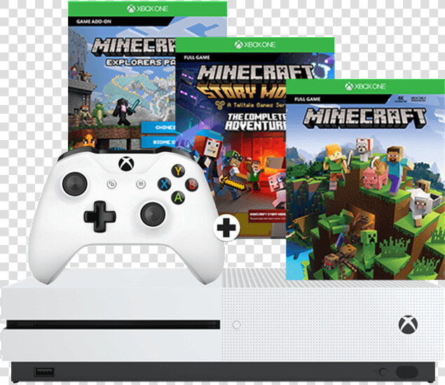 Microsoft Xbox One S 500 Gb Minecraft  Minecraft   Download Minecraft 1 14 For Free  HD Png DownloadTransparent PNG