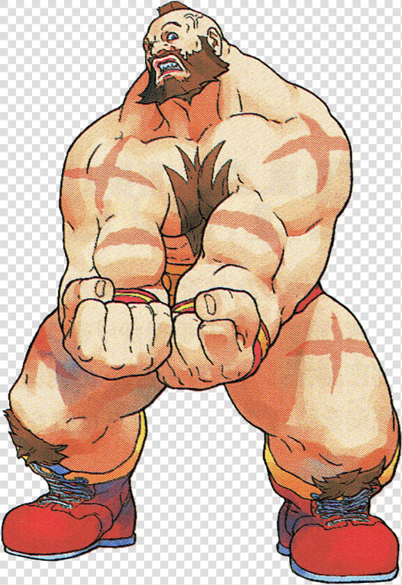 The Video Game Art Archive   Street Fighter Alpha Zangief  HD Png DownloadTransparent PNG