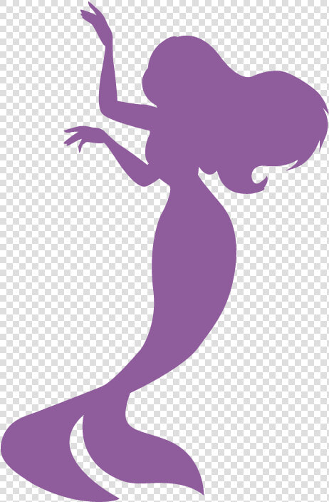 Mermaid Clipart Silhouette   Free Printable Mermaid Birthday Invitations  HD Png DownloadTransparent PNG