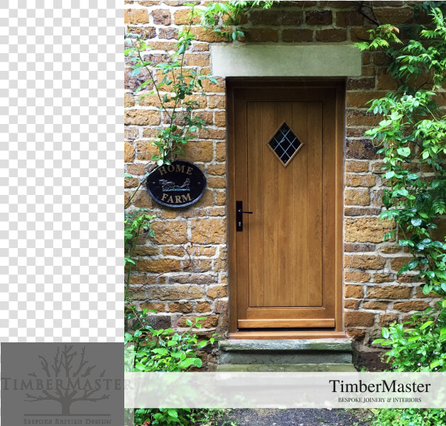 Traditional Oak Door In Northants   Home Door  HD Png DownloadTransparent PNG