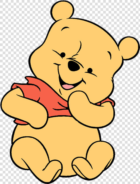 Baby Winnie The Pooh And Friends Clipart Vector Free   Baby Winnie The Pooh Outline  HD Png DownloadTransparent PNG