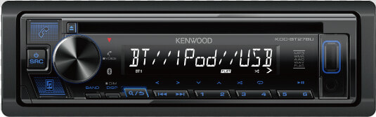 Kenwood Kdc bt278u Single Din Cd Car Stereo Receiver   Kenwood Kdc Bt350u  HD Png DownloadTransparent PNG