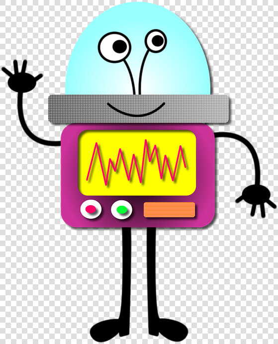 Cartoon Of Robot   Robots Para Niños De 3 A 5 Años  HD Png DownloadTransparent PNG