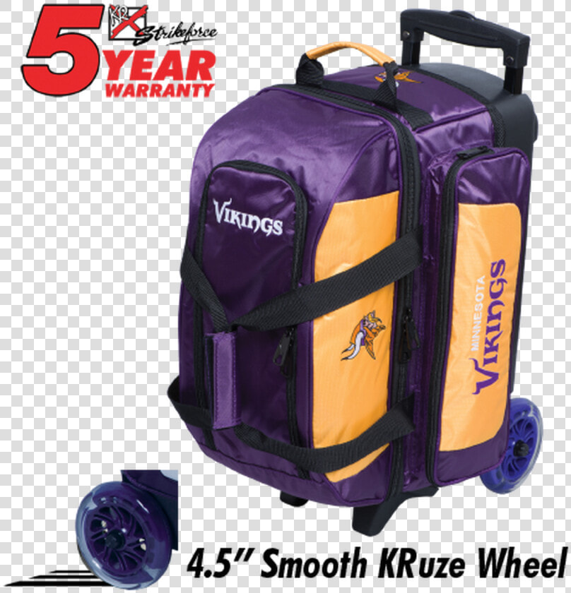 Kr Strikeforce Nfl Minnesota Vikings 2 Ball Roller   New England Patriots Bowling Bag  HD Png DownloadTransparent PNG