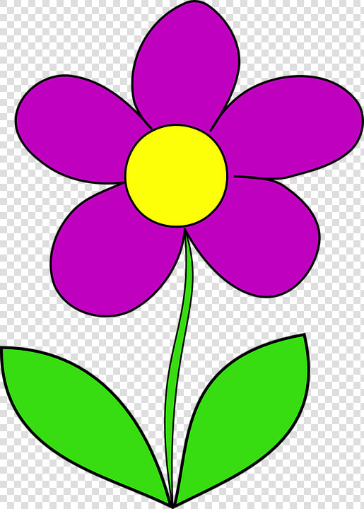 Flower Purple Leaves   Purple Flower Clipart  HD Png DownloadTransparent PNG