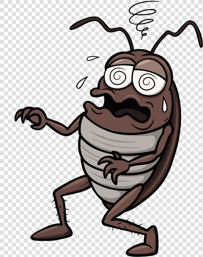 Bed Bug Control   Cartoon Cockroach Png  Transparent PngTransparent PNG