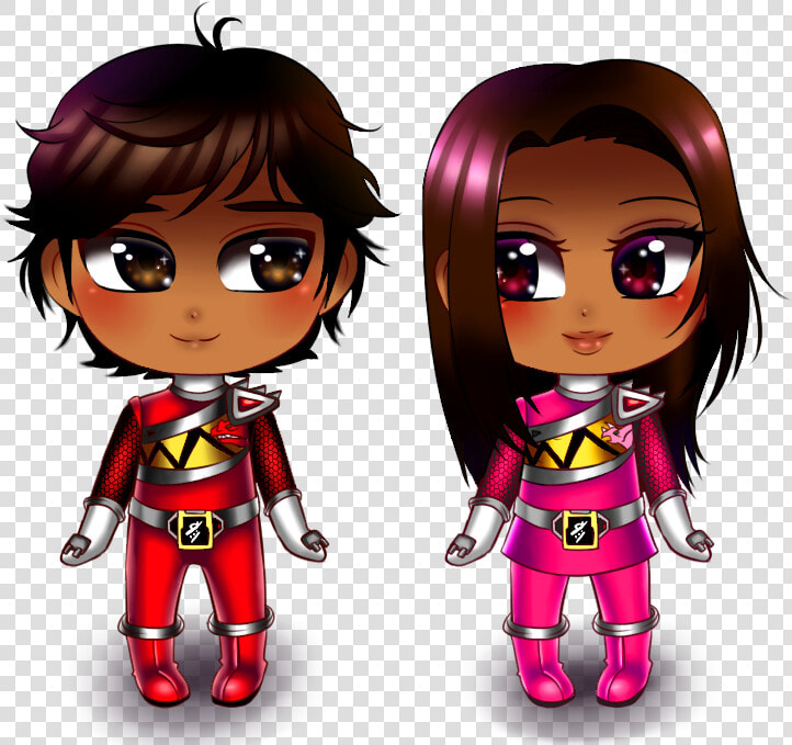 Tyler And Shelby   Super Sentai Dinosaurs Art  HD Png DownloadTransparent PNG