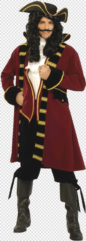 Traditional Men S Pirate Captain Costume  HD Png DownloadTransparent PNG