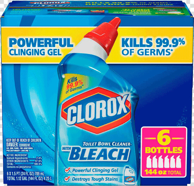 Clorox Toilet Bowl Cleaner With Bleach  HD Png DownloadTransparent PNG