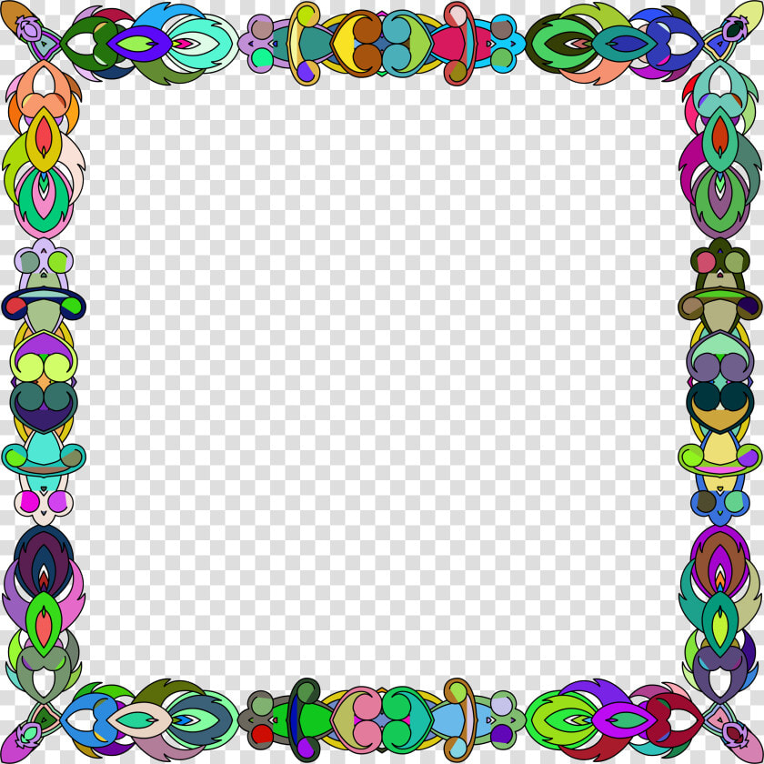 This Free Icons Png Design Of Colorful Abstract Frame   Abstract Clip Art Frames  Transparent PngTransparent PNG