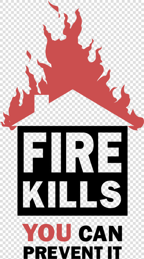 Fire Kills Logo Png Transparent   Fire Safety Fire Awareness Posters  Png DownloadTransparent PNG