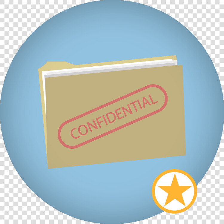 A Confidential Icon   Circle  HD Png DownloadTransparent PNG