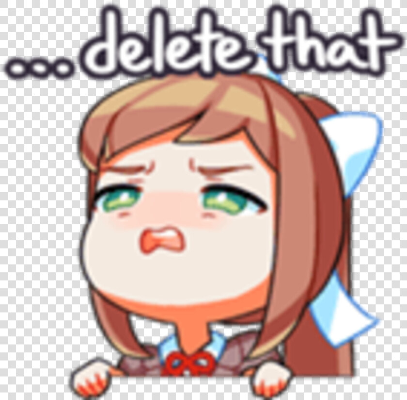 Official Ddlc Stickers  HD Png DownloadTransparent PNG