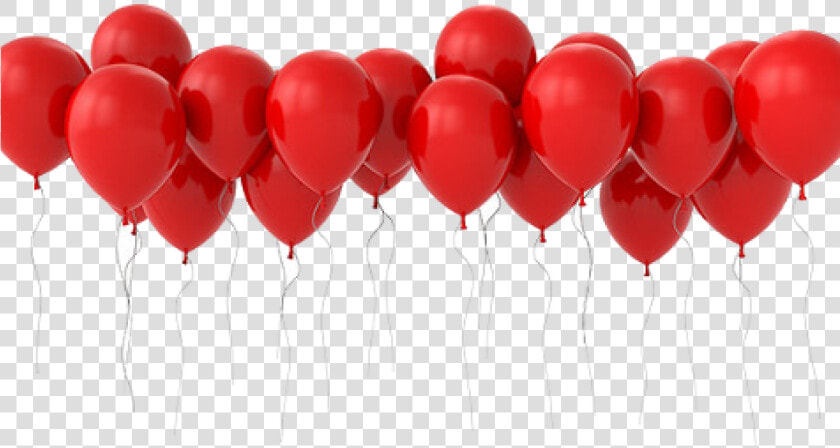 50 Red Balloons   Birthday Red Balloons Png  Transparent PngTransparent PNG