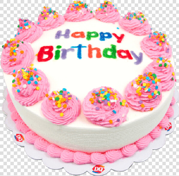 Dairy Queen Birthday Cake To Manila   Happy Birthday Cake Png  Transparent PngTransparent PNG