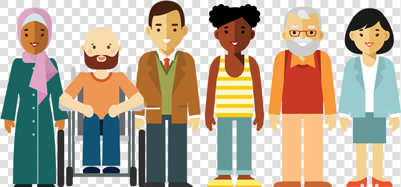 Group Of People Image   Cartoon Group Of People  HD Png DownloadTransparent PNG