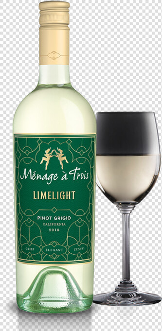 Limelight   Menage A Trois Limelight Pinot Grigio  HD Png DownloadTransparent PNG