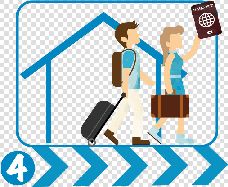 Il Visto Online   People Traveling Clipart  HD Png DownloadTransparent PNG