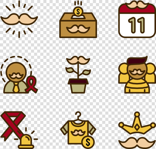 Movember   Autumn Icons  HD Png DownloadTransparent PNG