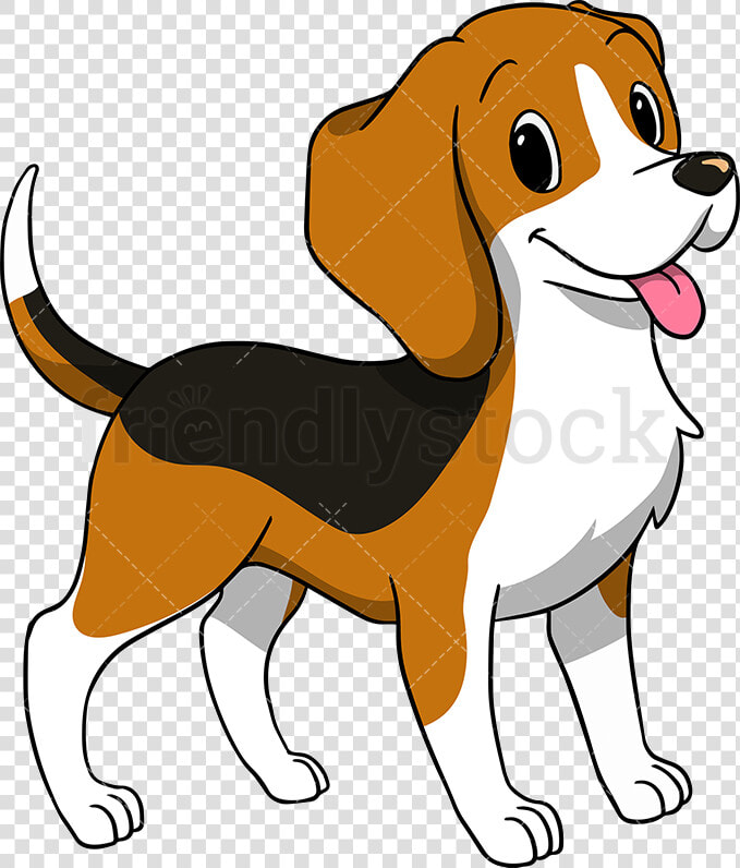 Dog Happy Beagle Wagging Its Tail With Tongue Hanging   Clipart Images Of Dog  HD Png DownloadTransparent PNG