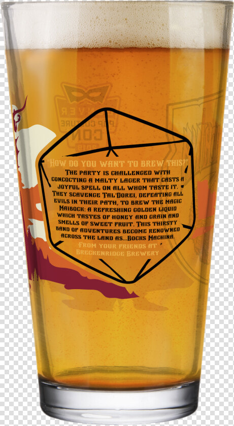 Pcc 2019 Pint Glass Sl Beer Back   Breckenridge Comic Con Pint  HD Png DownloadTransparent PNG