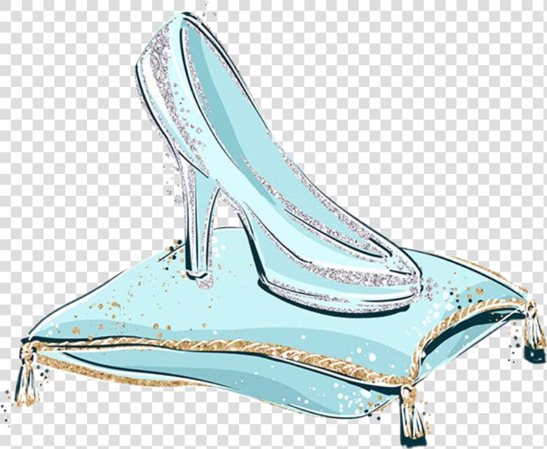  watercolor  slipper  glass  glassslipper  cinderella   Cinderella Watercolor Shoes  HD Png DownloadTransparent PNG