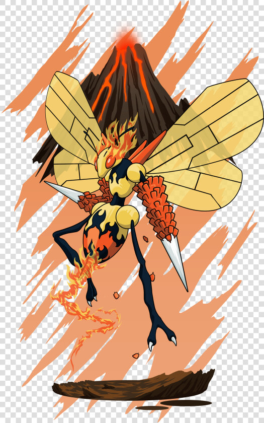 Beedrill Magmar Berndrill   Illustration  HD Png DownloadTransparent PNG