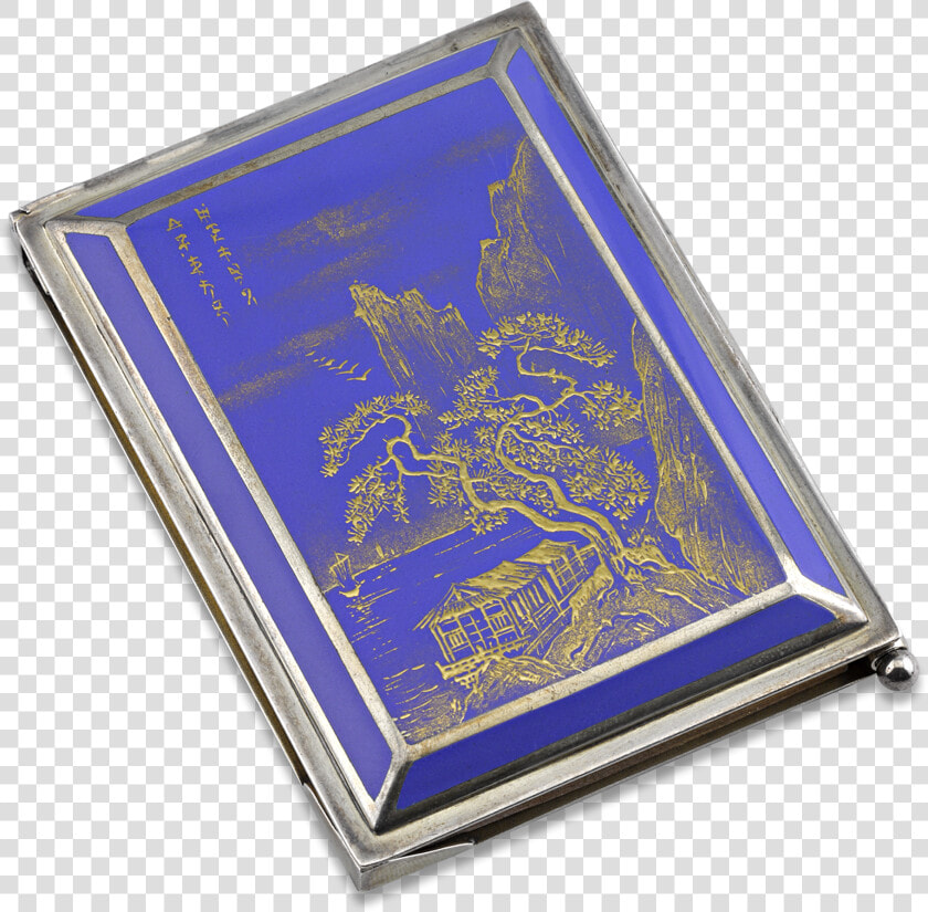 Silver And Enamel Note Pad And Pencil   Visual Arts  HD Png DownloadTransparent PNG