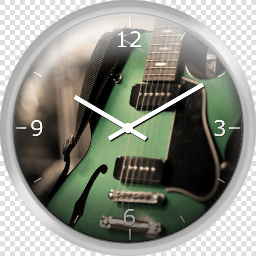 Green Electric Guitar With Blurry Background   Guitar  HD Png DownloadTransparent PNG