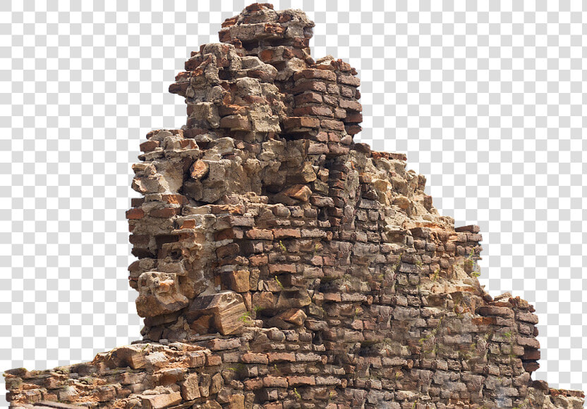 Ruin  Remains  Stone Wall  Lapsed  Old  Broken   Ruined Brick Wall Png  Transparent PngTransparent PNG