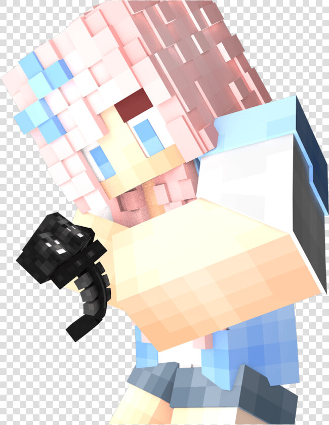 Transparent Minecraft Wallpaper Png   Render Skin Fille Minecraft  Png DownloadTransparent PNG