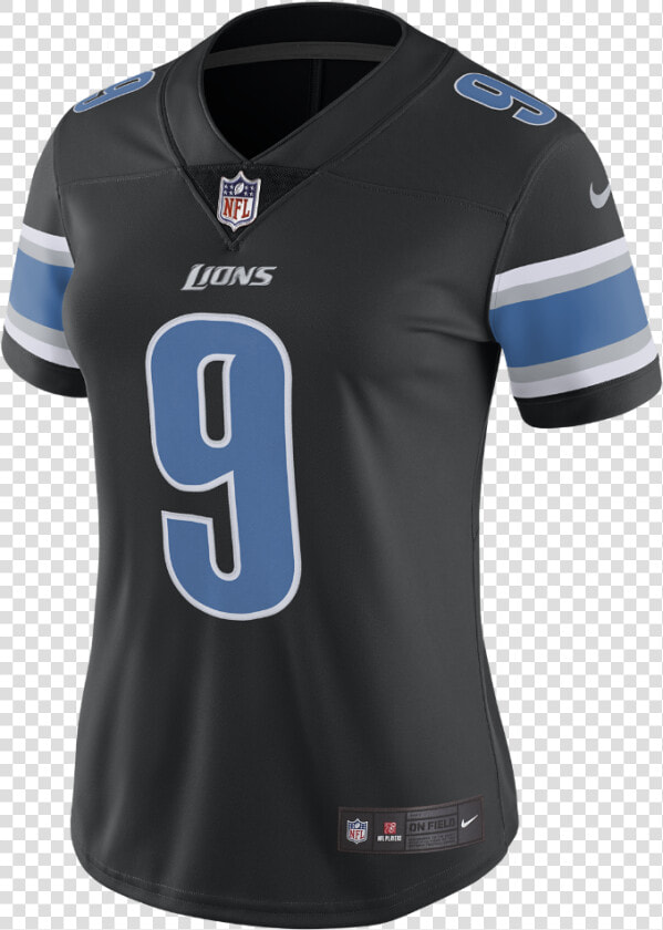 Detroit Lions Black Jersey Stafford  HD Png DownloadTransparent PNG