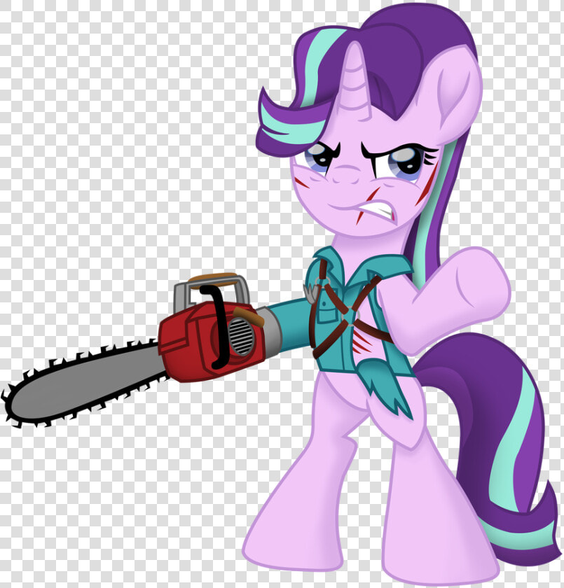 Mlp Песочница Starlight Glimmer Minor Ash Williams   Gambar My Little Pony Starlight Glimmer Evil  HD Png DownloadTransparent PNG