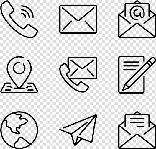 Email Phone Address Icons  HD Png DownloadTransparent PNG