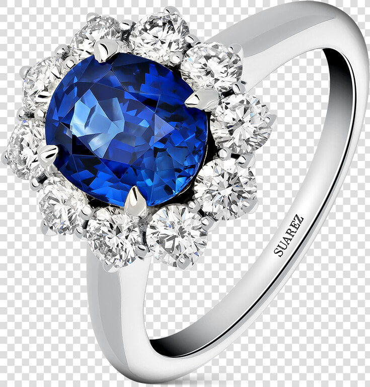 Boda Año Este Anillo De Tendencia Azulla Reina Condal   Diamond  HD Png DownloadTransparent PNG