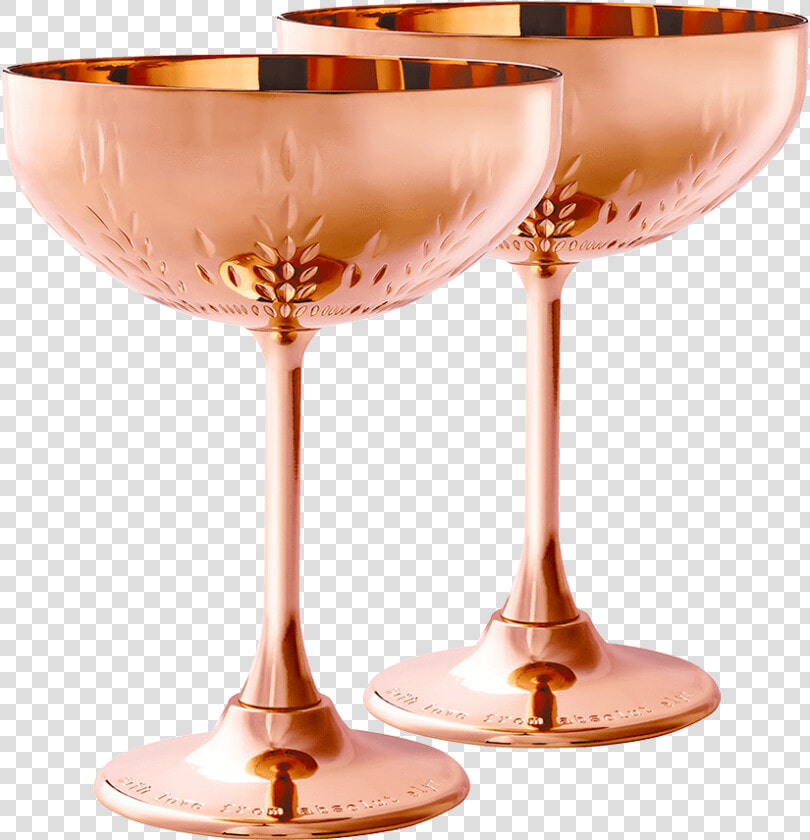 Elyx Copper Martini Glasses  HD Png DownloadTransparent PNG