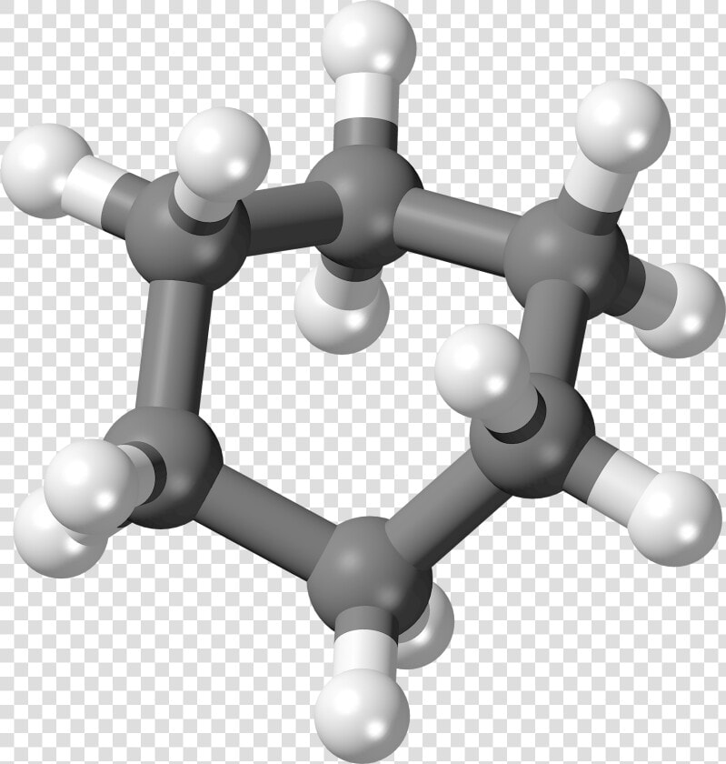 Cyclohexane Molecule Boat Ball   Cyclohexane Ball And Stick  HD Png DownloadTransparent PNG