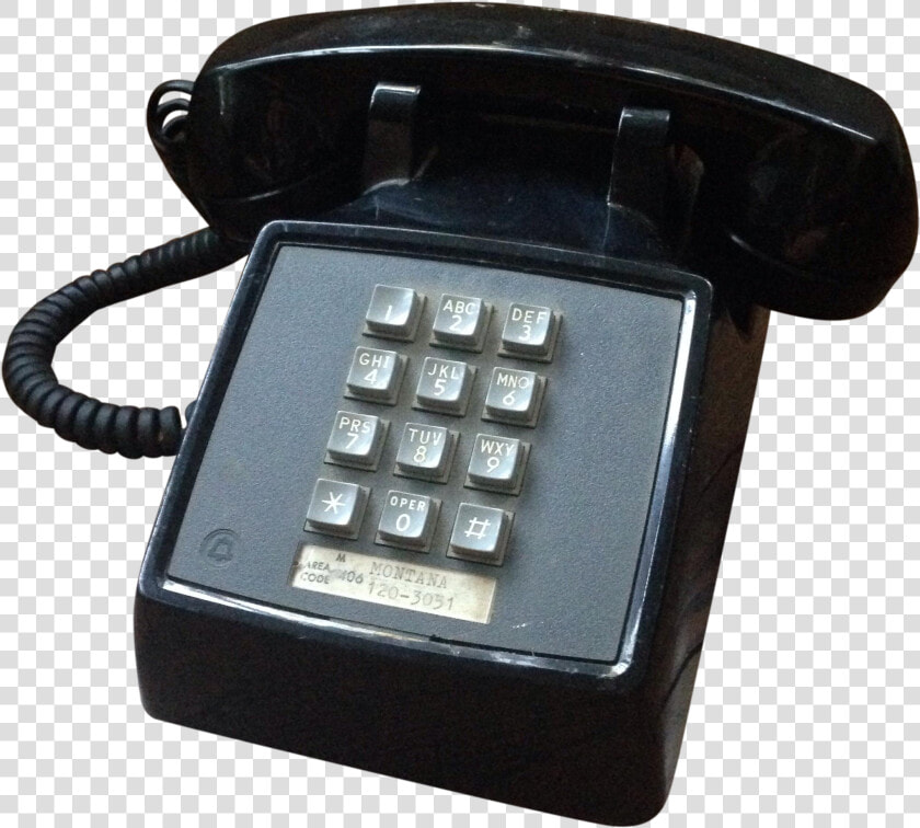 Transparent Rotary Phone Clipart   Black Push Button Phone  HD Png DownloadTransparent PNG