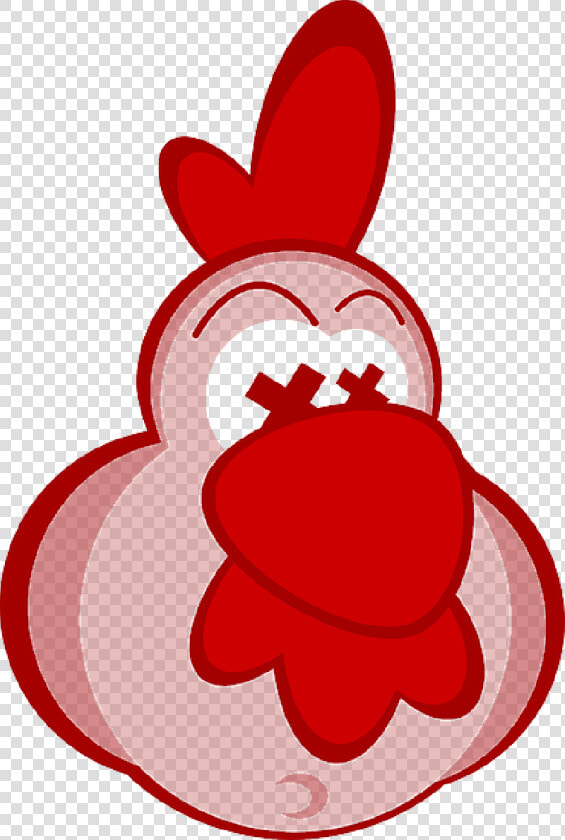 Head  Eyes  Male  Cartoon  Rooster  Crazy  Chicken   Dead Chicken Face Cartoon  HD Png DownloadTransparent PNG