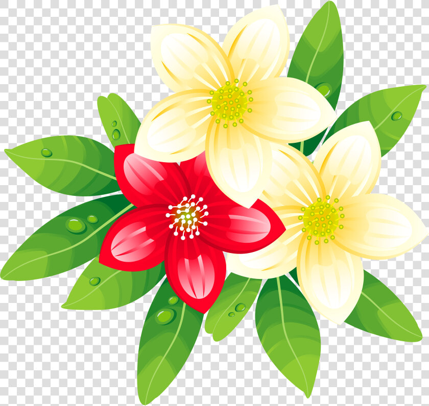 Red And Yellow Exotic Flowers Png Clipart Image   Red Yellow Flowers Png  Transparent PngTransparent PNG