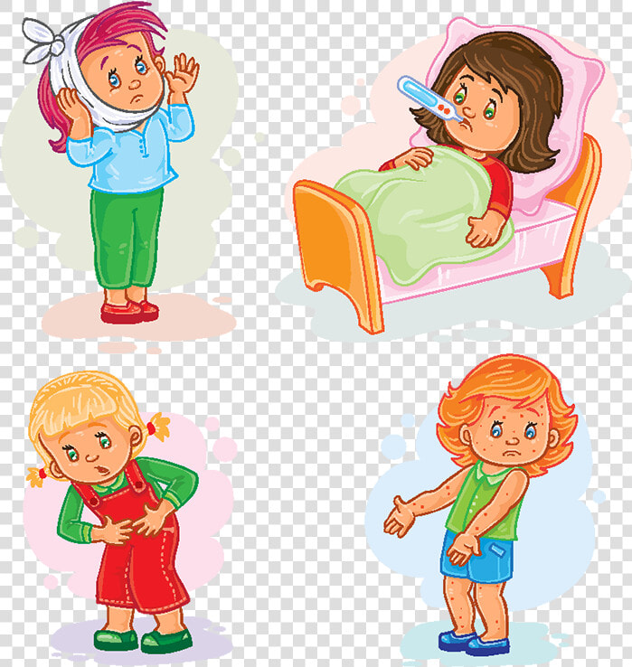 Boy Vector Baseball Huge   Cartoon Sick Children  HD Png DownloadTransparent PNG