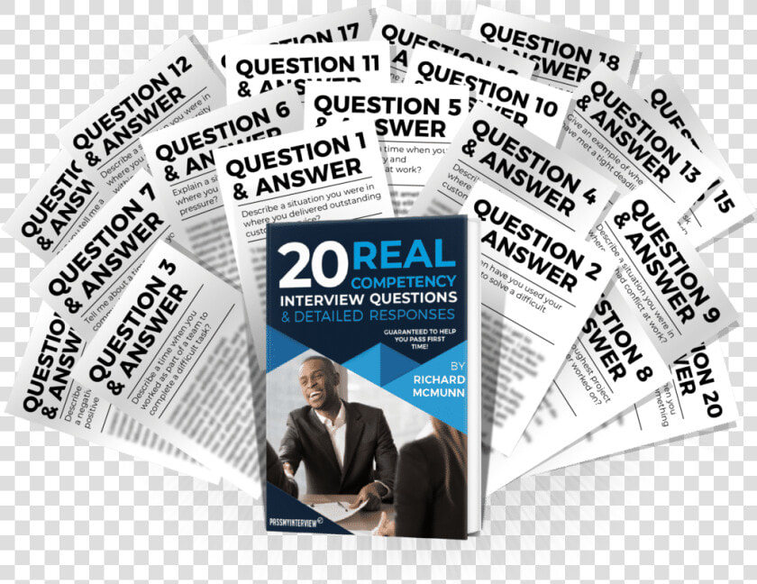 20 Competency Interview Questions And Answers Guide   Flyer  HD Png DownloadTransparent PNG