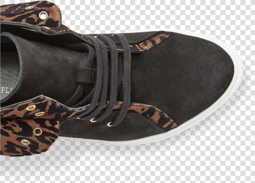 Flat Lace up Charlotte Sneaker In Black Suede Coffee   Hiking Shoe  HD Png DownloadTransparent PNG